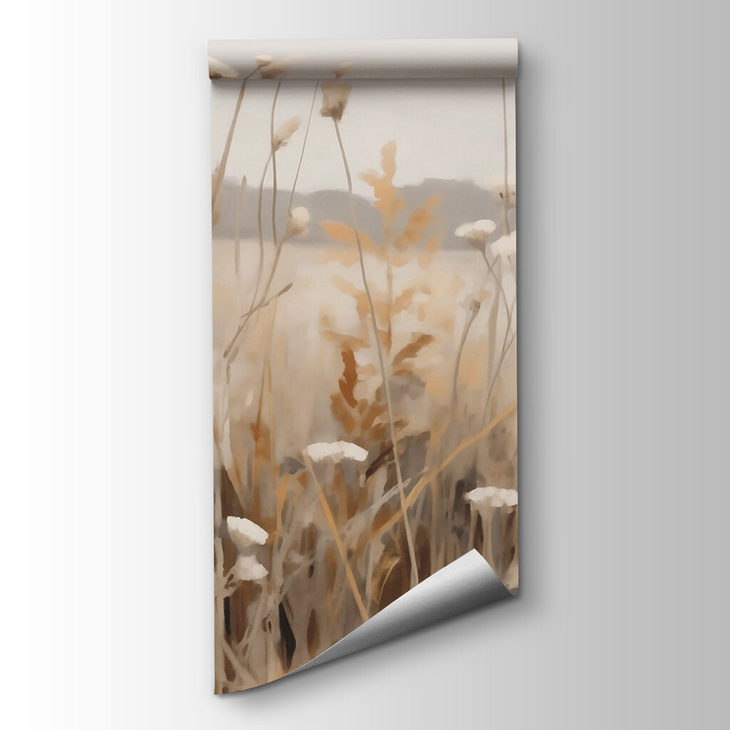 Field of flowers and grass Field of flowers and grass