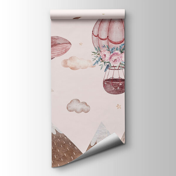 Whale and a hot air balloon Whale and a hot air balloon