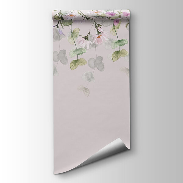 Group of flowers and leaves Group of flowers and leaves