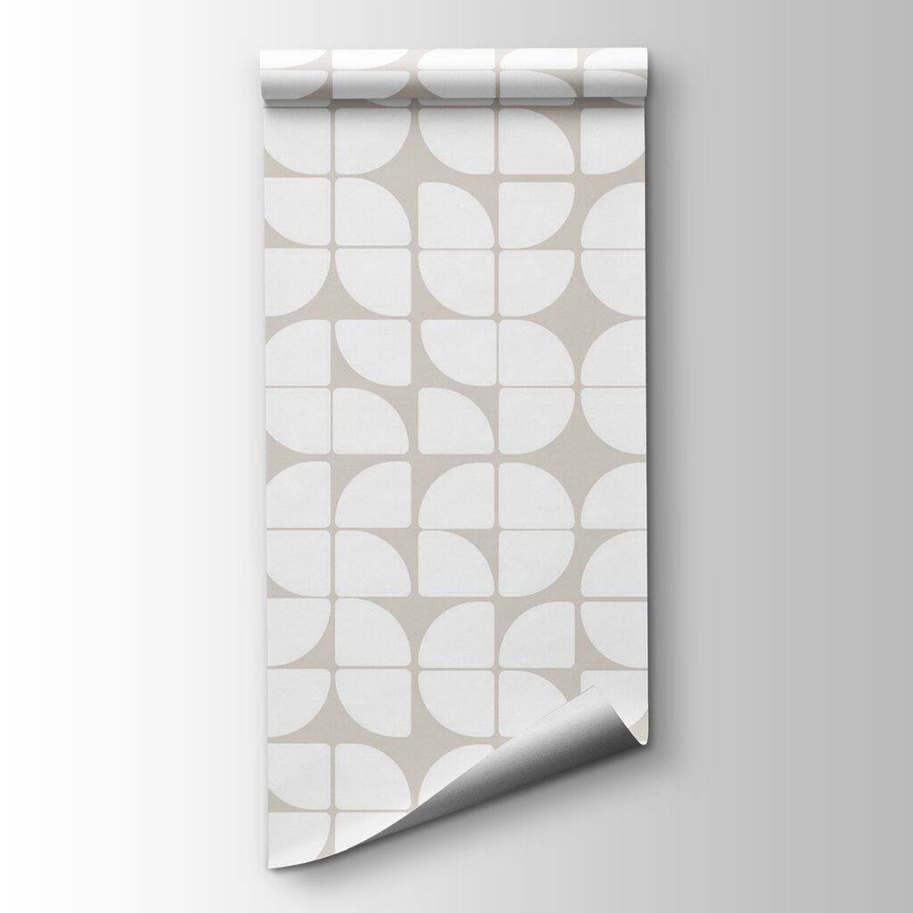 A pattern of circles and lines