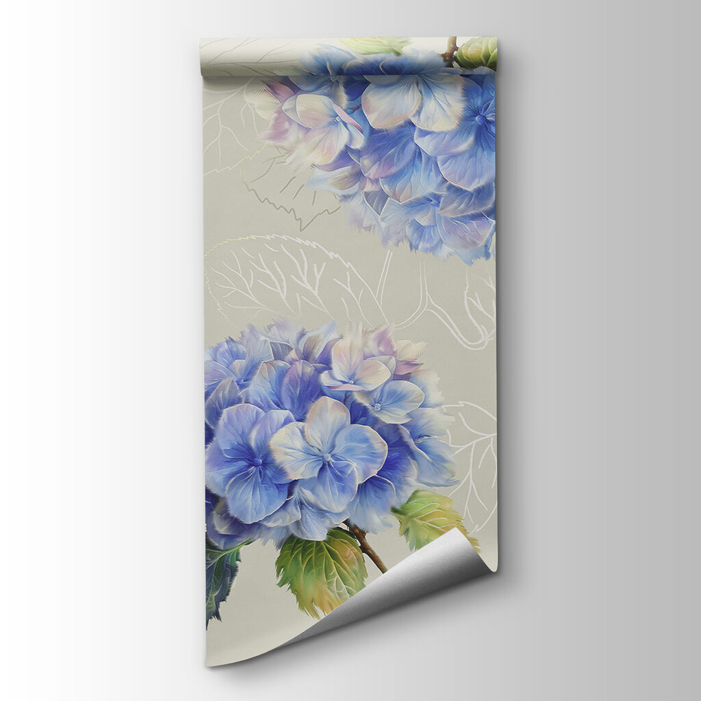 Group of blue flowers