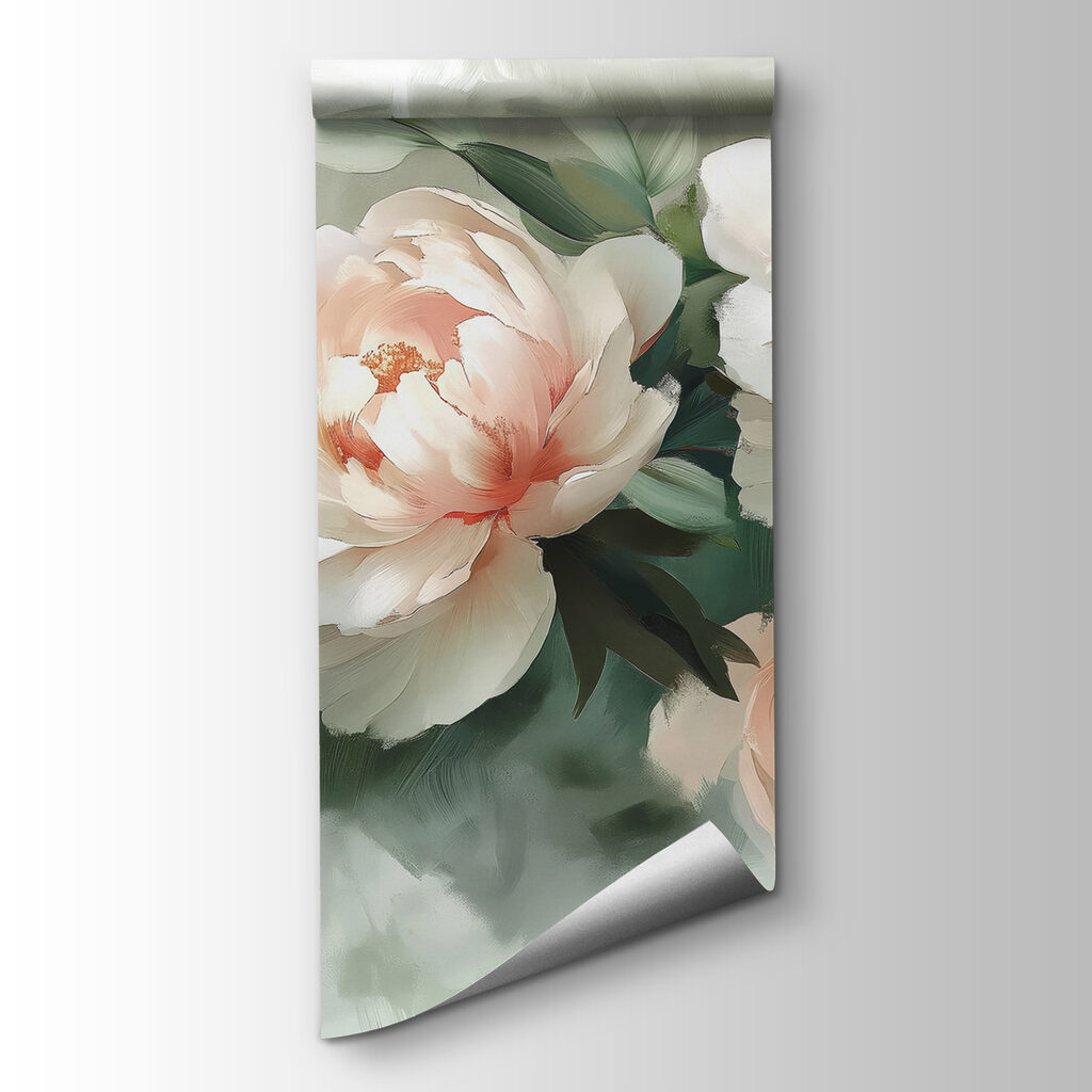 A group of flowers on a white surface A group of flowers on a white surface