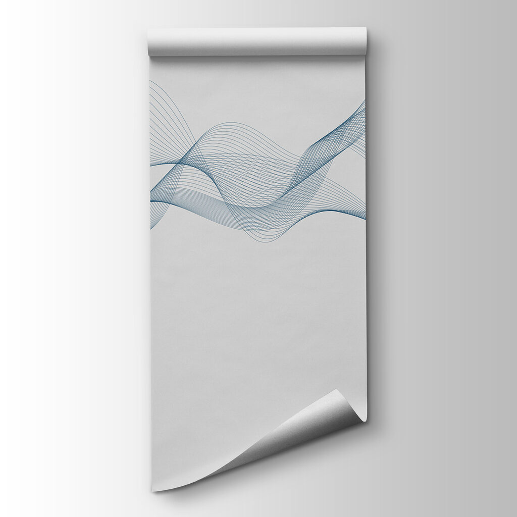 Blue lines on a white background