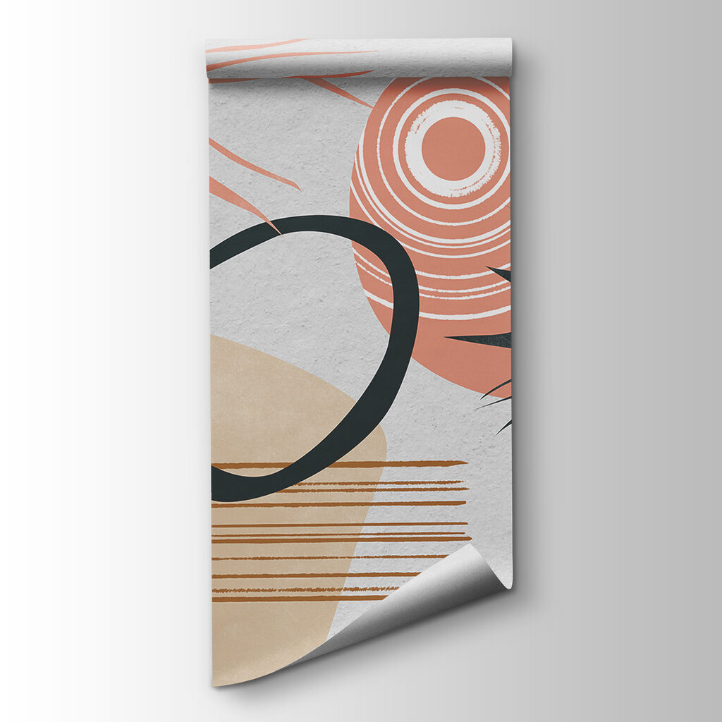 Art piece of art with different shapes and colors Art piece of art with different shapes and colors