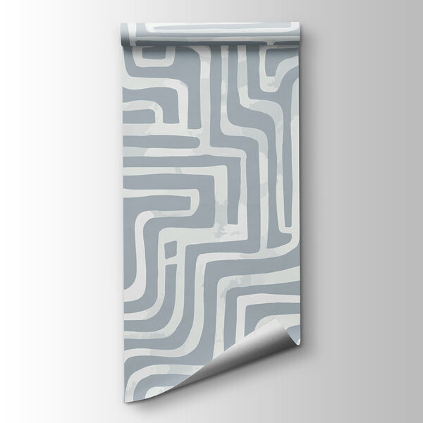 White and gray maze