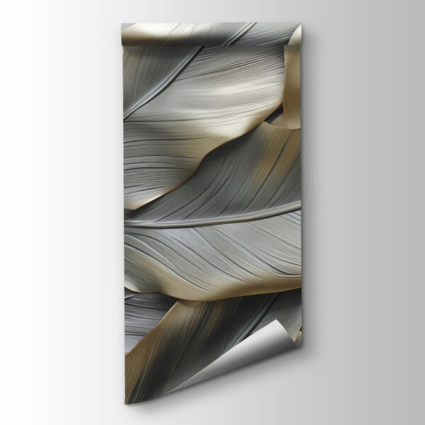 Textured leaves create a unique pattern