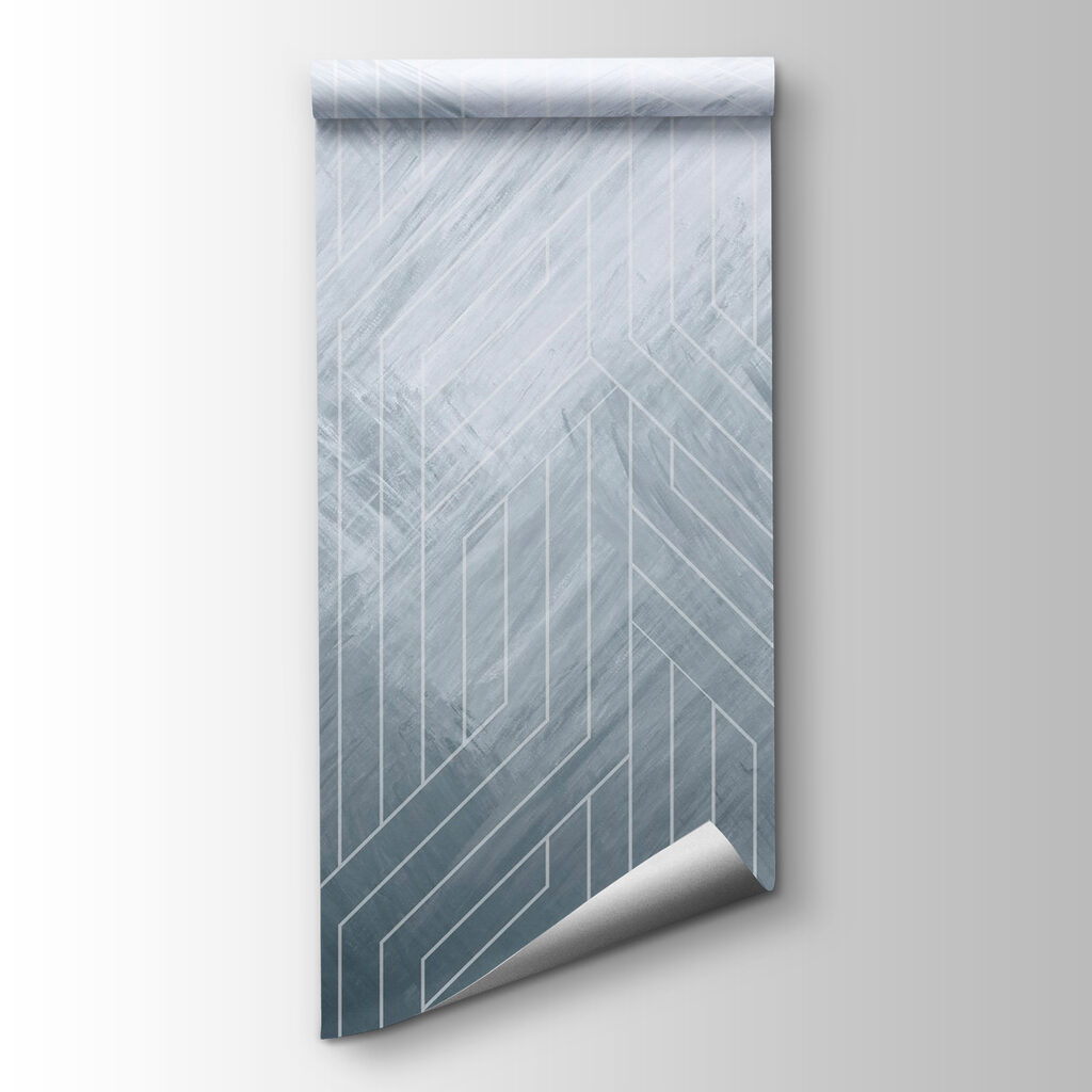 White lines on a gray surface