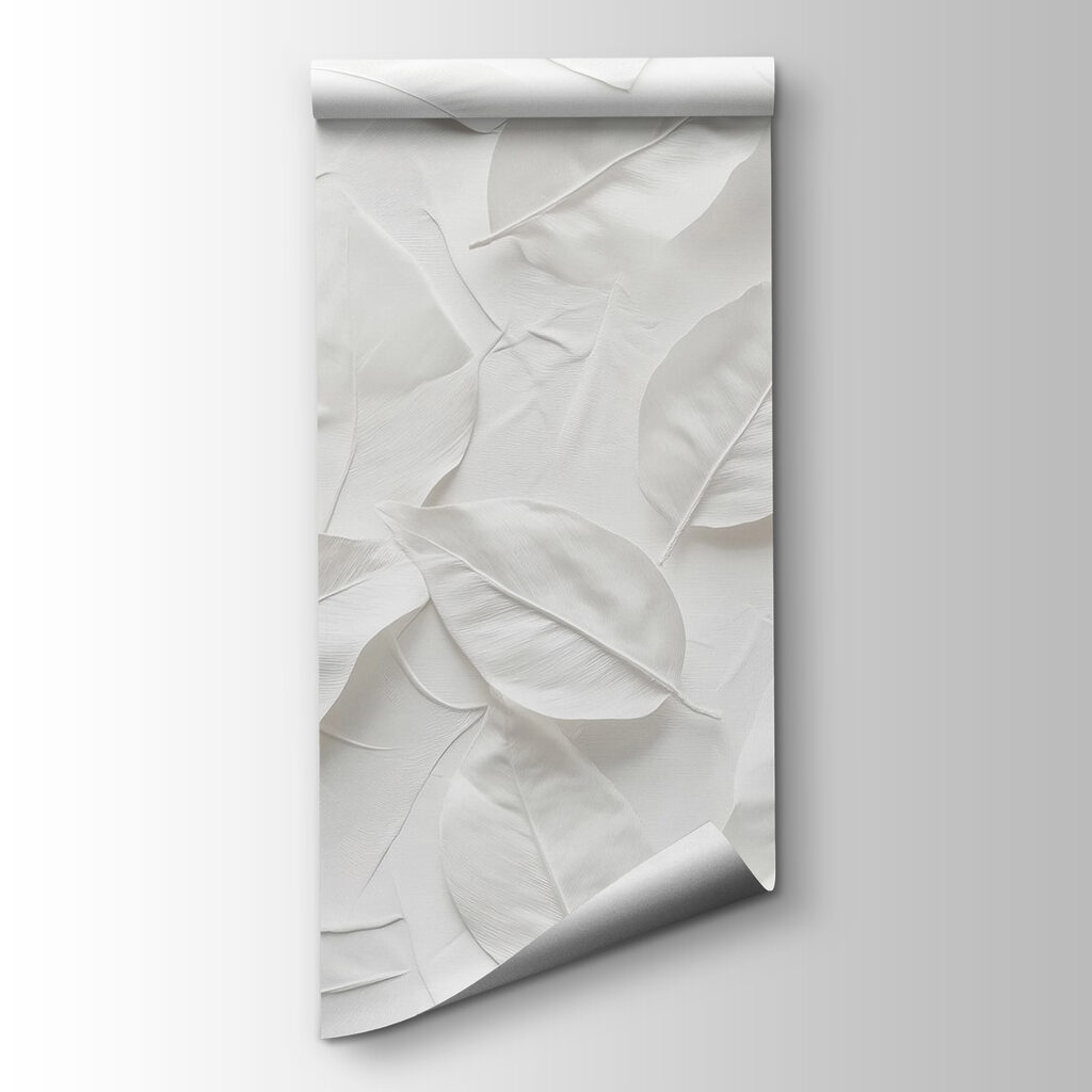 Group of white leaves