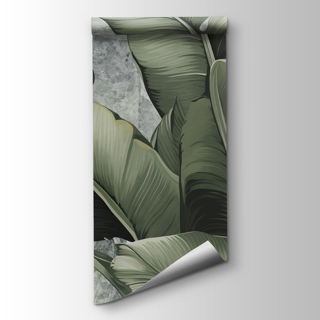 Lush green leaves creating tranquility Lush green leaves creating tranquility