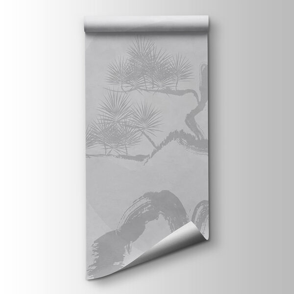 White background with a tree