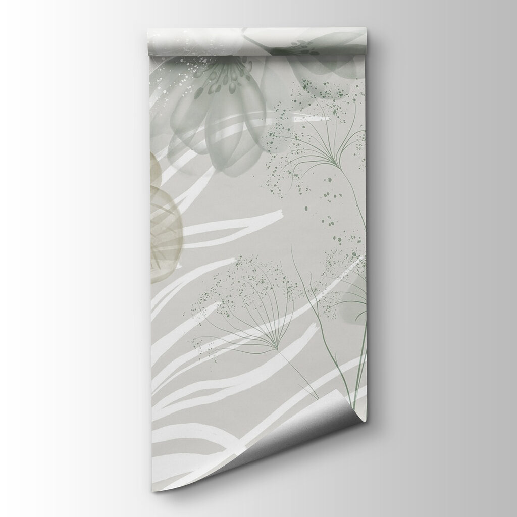 Serene botanical whispers in soft hues