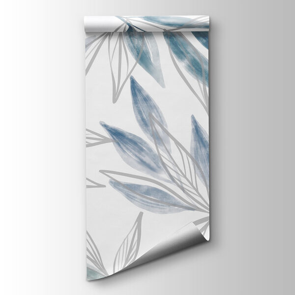 Nature-inspired watercolor leaf design