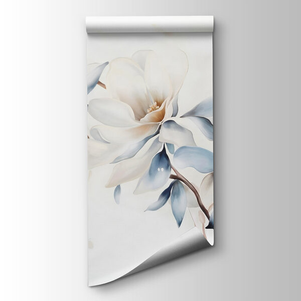 Painting of flowers on a white background Painting of flowers on a white background