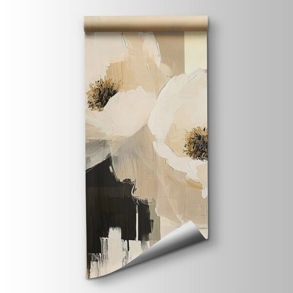 Painting of white flowers