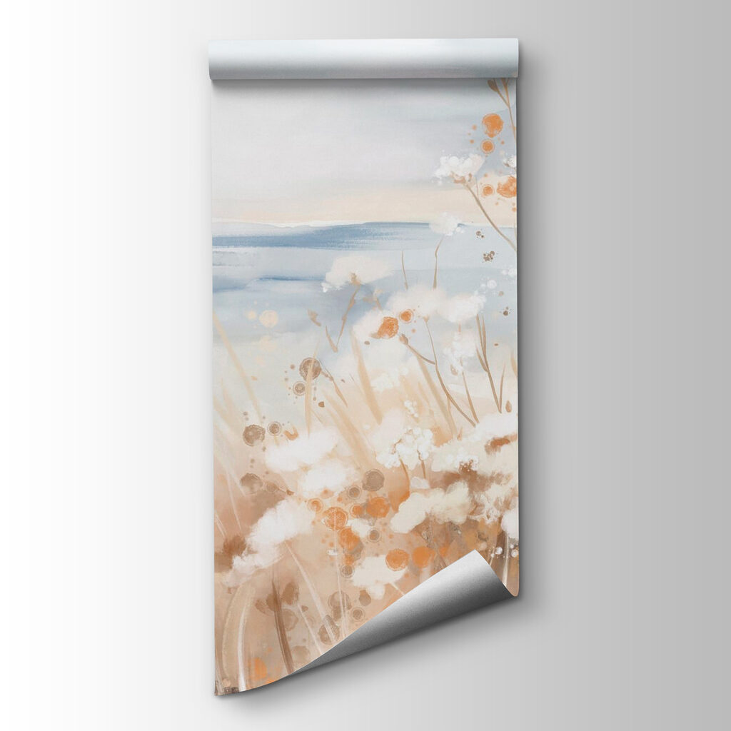 Painting of flowers and grass Painting of flowers and grass