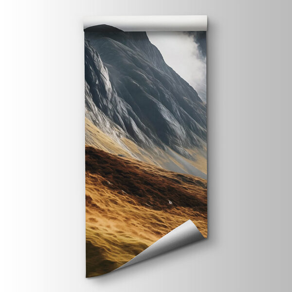 Mountain range with clouds Mountain range with clouds