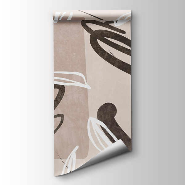 Abstract floral patterns in soft tones