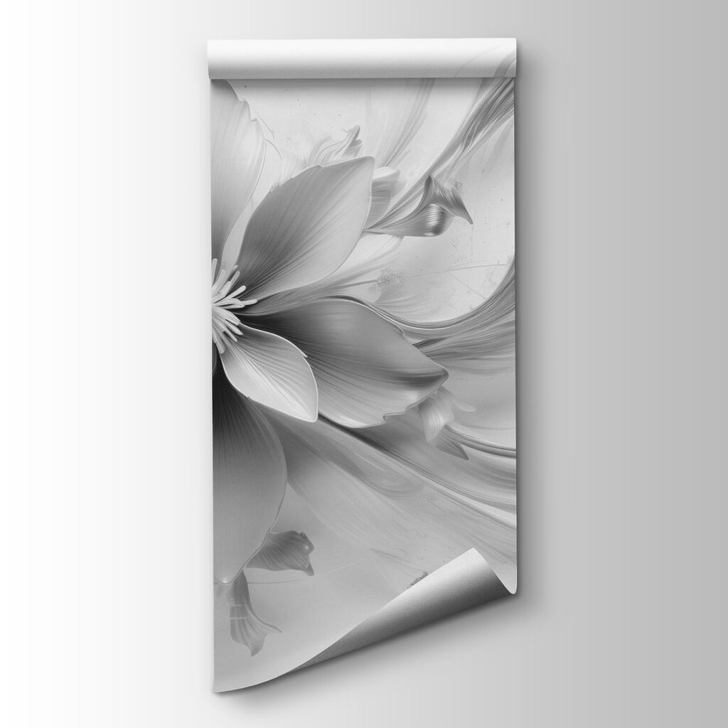 Flower with leaves and petals