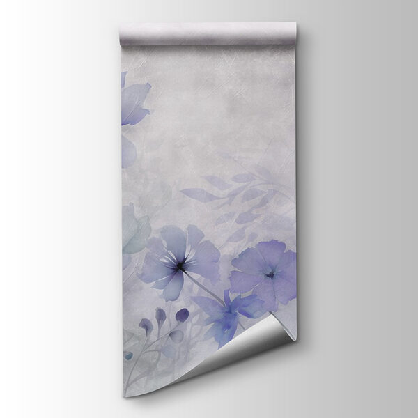 Painting of flowers on a white background Painting of flowers on a white background