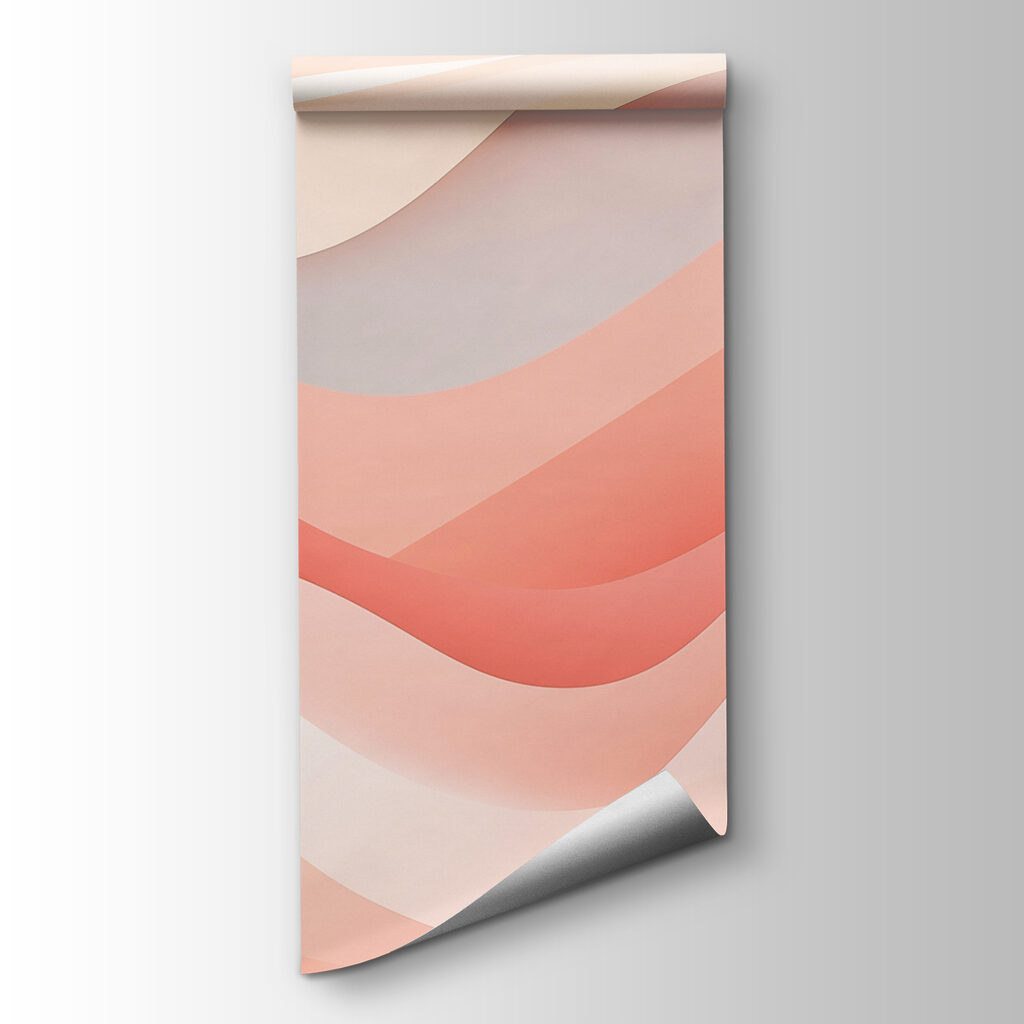 Pink and white wavy lines Pink and white wavy lines