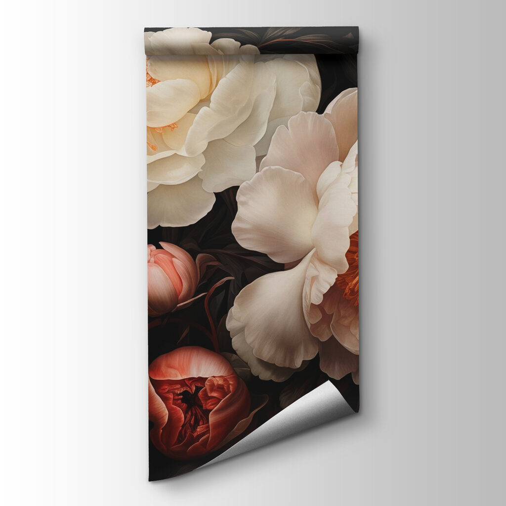 Group of white flowers Group of white flowers