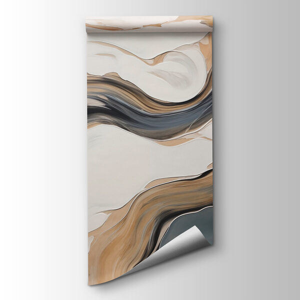 White and black swirls on a white surface White and black swirls on a white surface