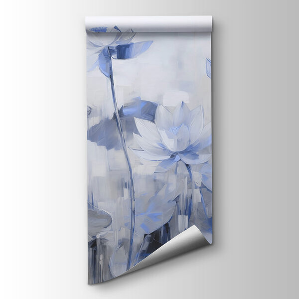 Painting of flowers and leaves