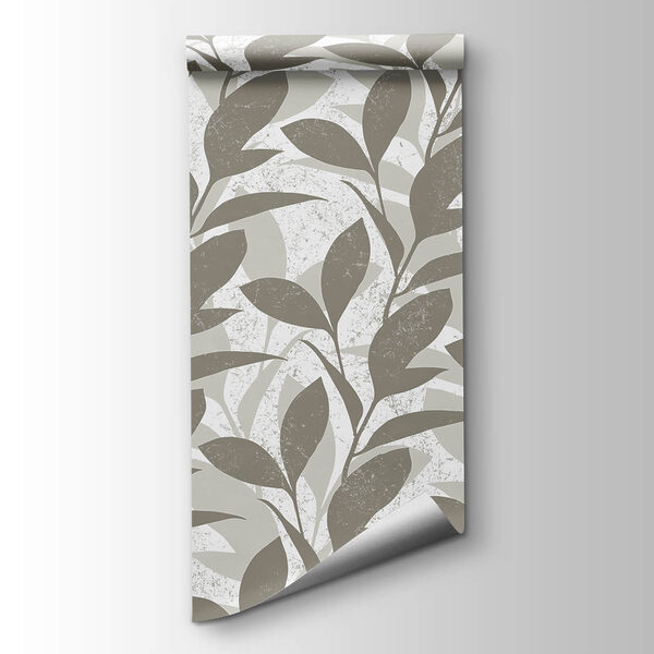 Pattern of leaves on a white background Pattern of leaves on a white background