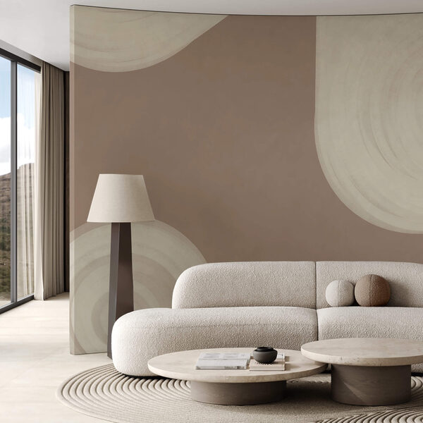 Witte wervelende cirkels Witte wervelende cirkels