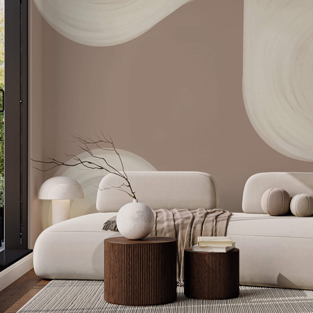 Witte wervelende cirkels Witte wervelende cirkels