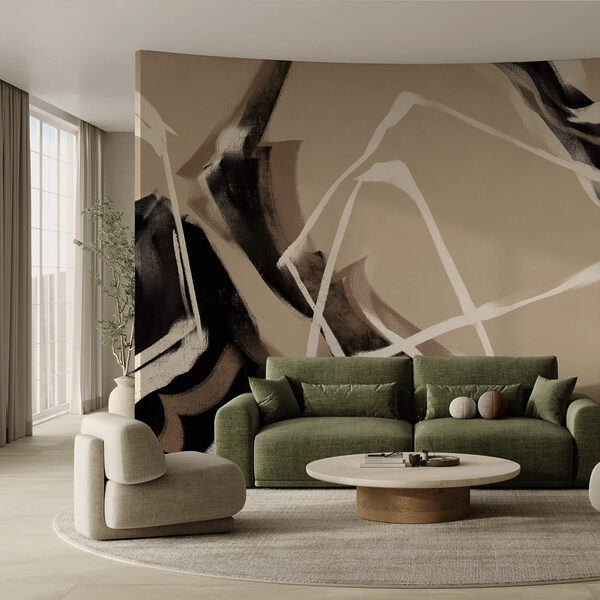 Abstracte lijnen zorgen voor visuele intriges