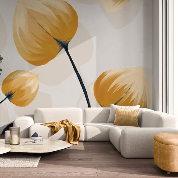 Delicate bloemblaadjes in zachte tinten