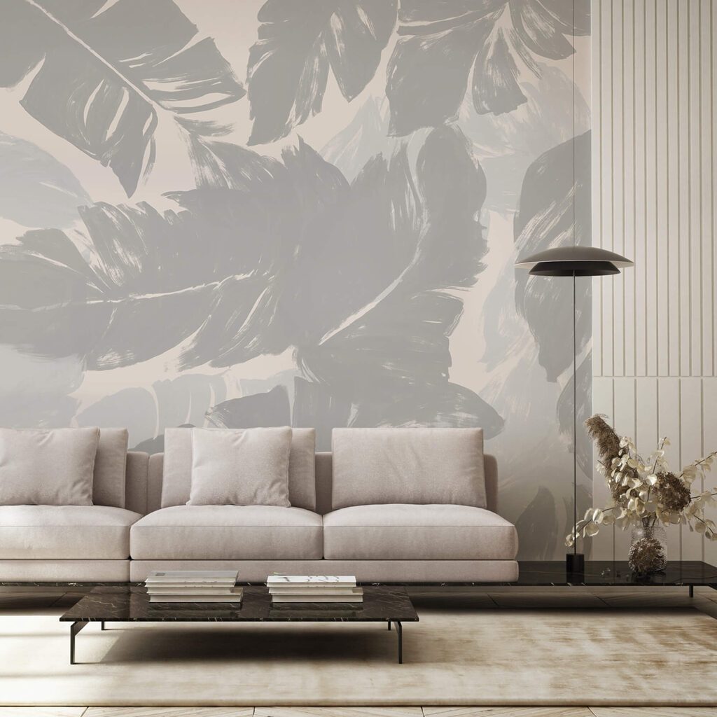 Elegant blad in zachte tinten