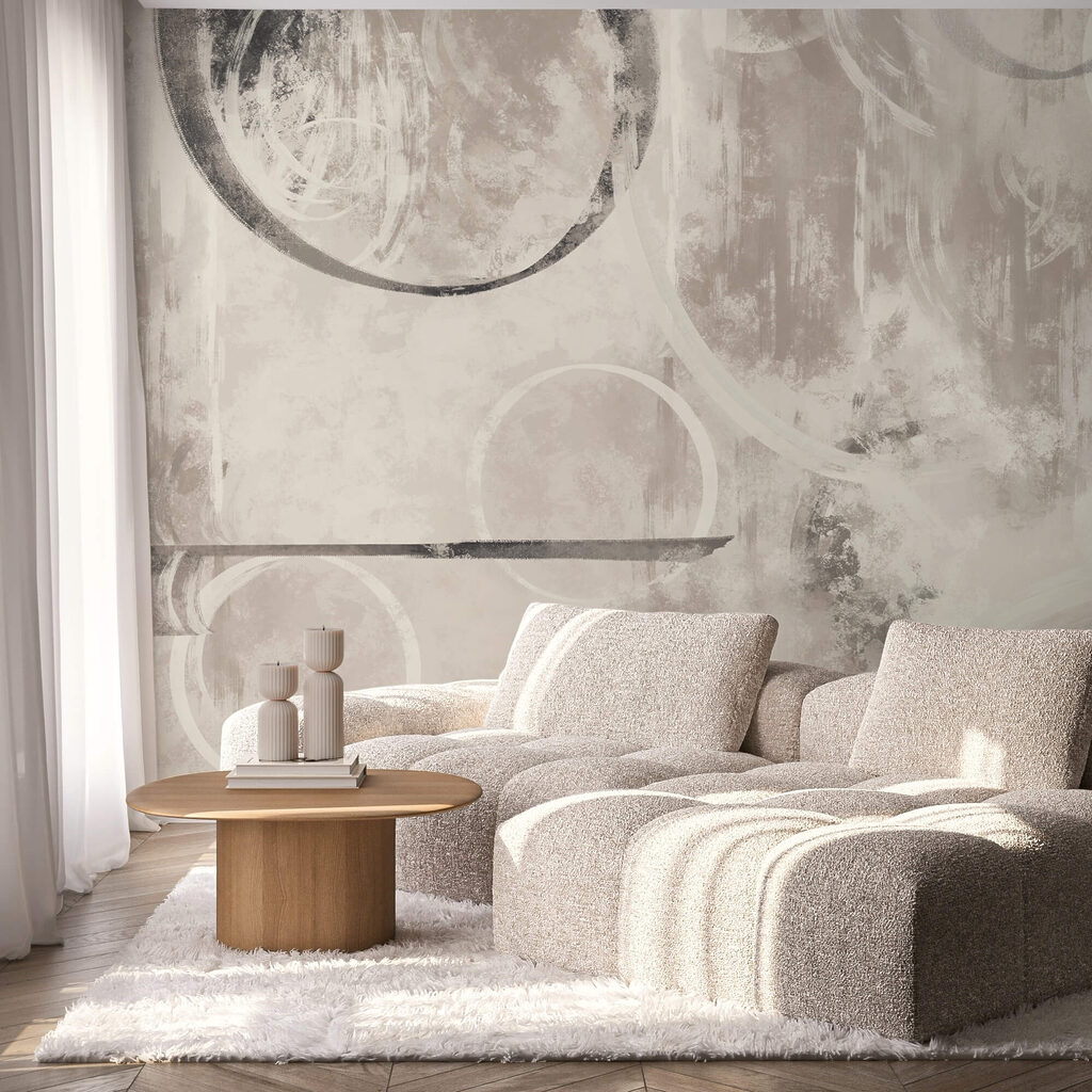 Abstracte patronen in neutrale tinten