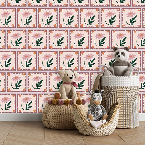 Patroon van bloemen en bladeren