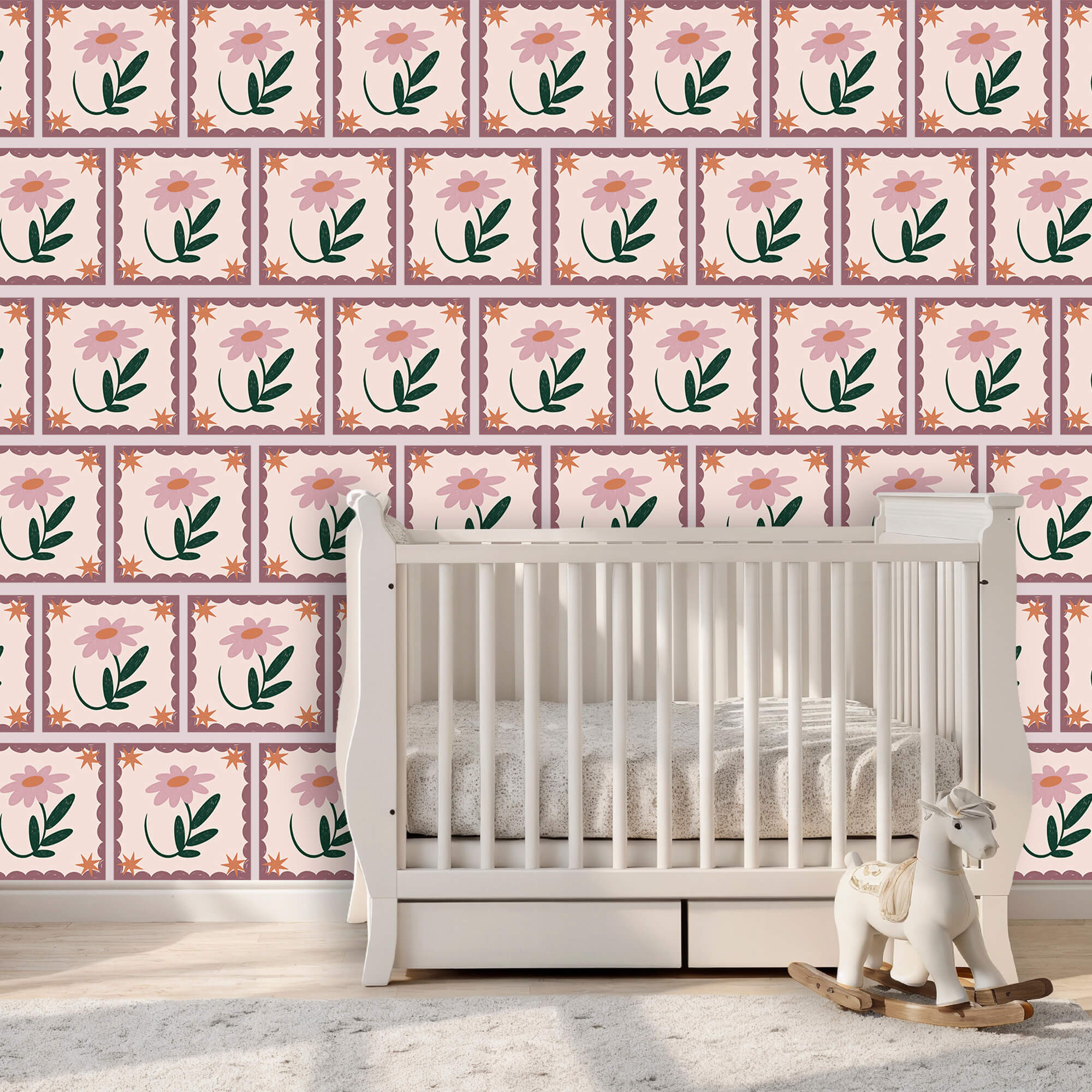 Patroon van bloemen en bladeren