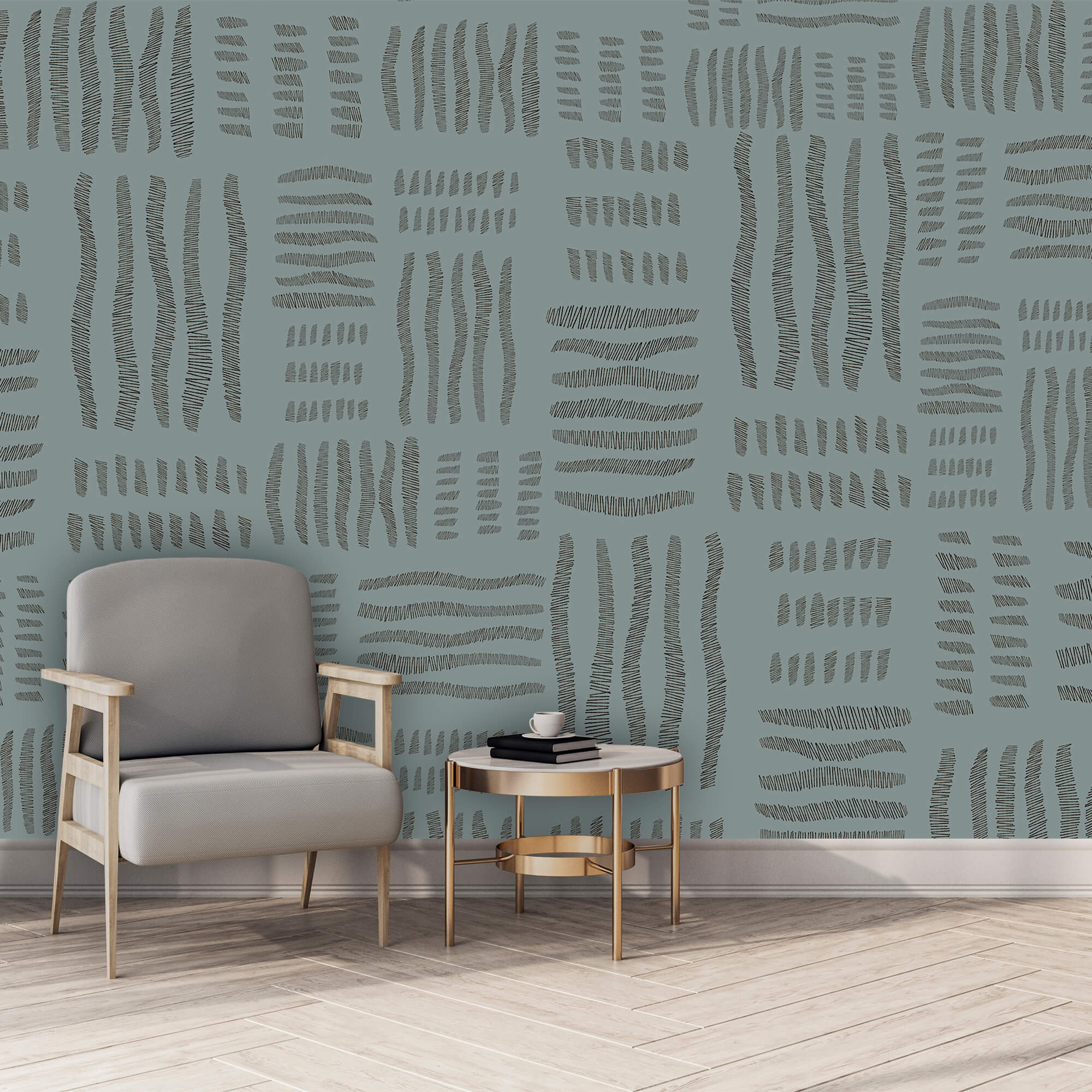 Patroon van zwarte en witte lijnen