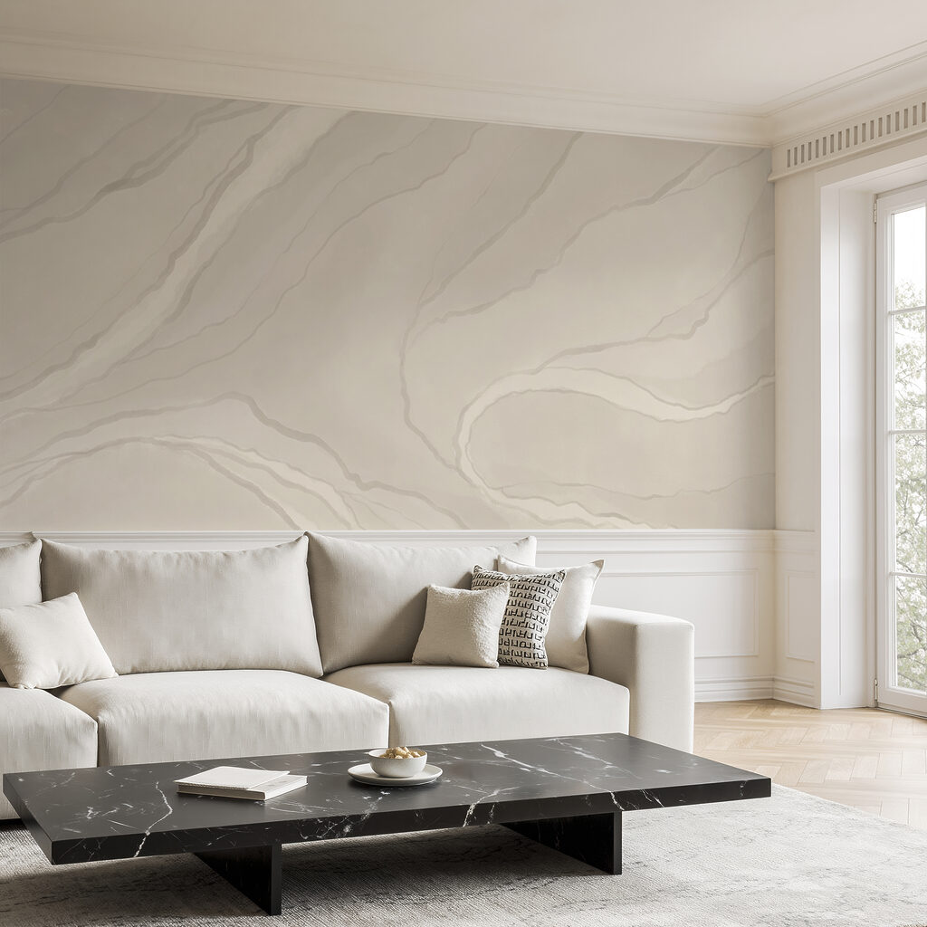 Wit en grijs oppervlak met lijnen