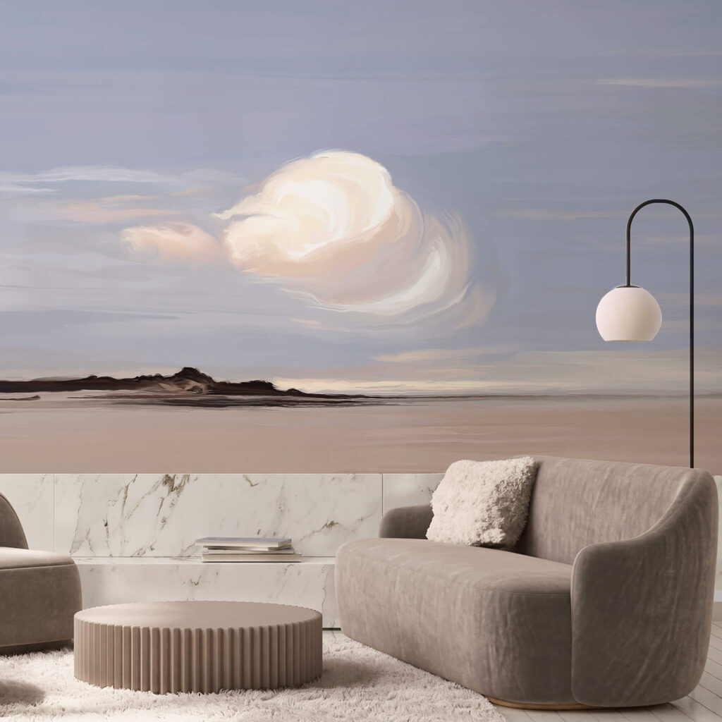 Witte wolk aan de hemel