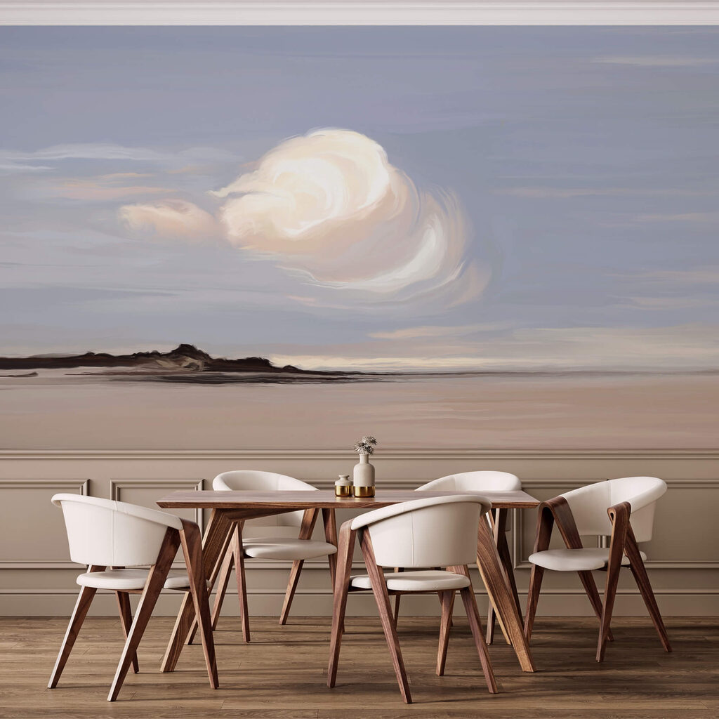 Witte wolk aan de hemel