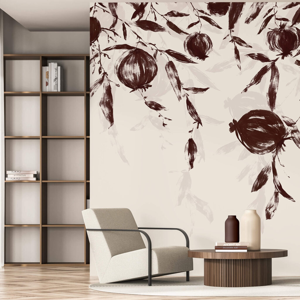 Schilderij van fruit aan een tak