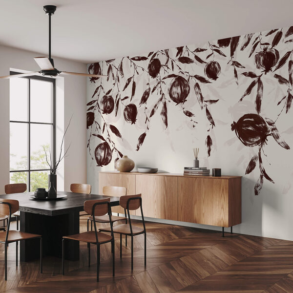 Schilderij van fruit aan een tak