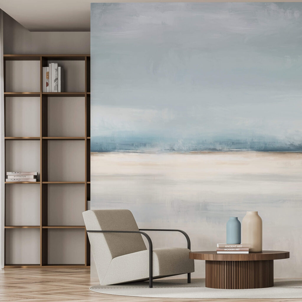 Landschap met bewolkte lucht