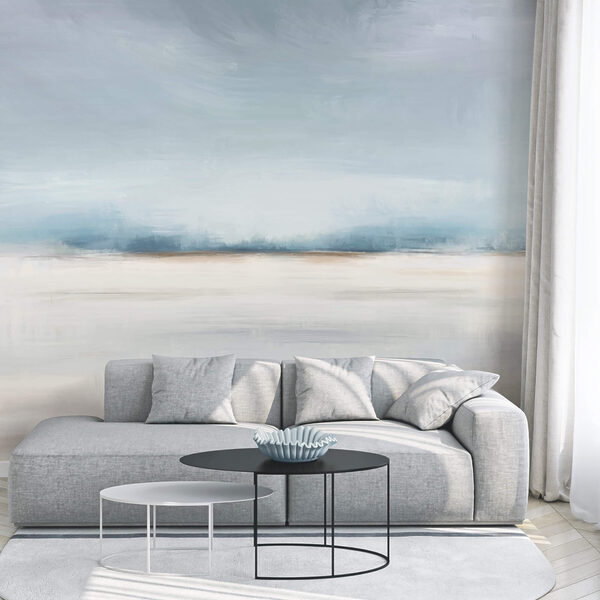 Landschap met bewolkte lucht