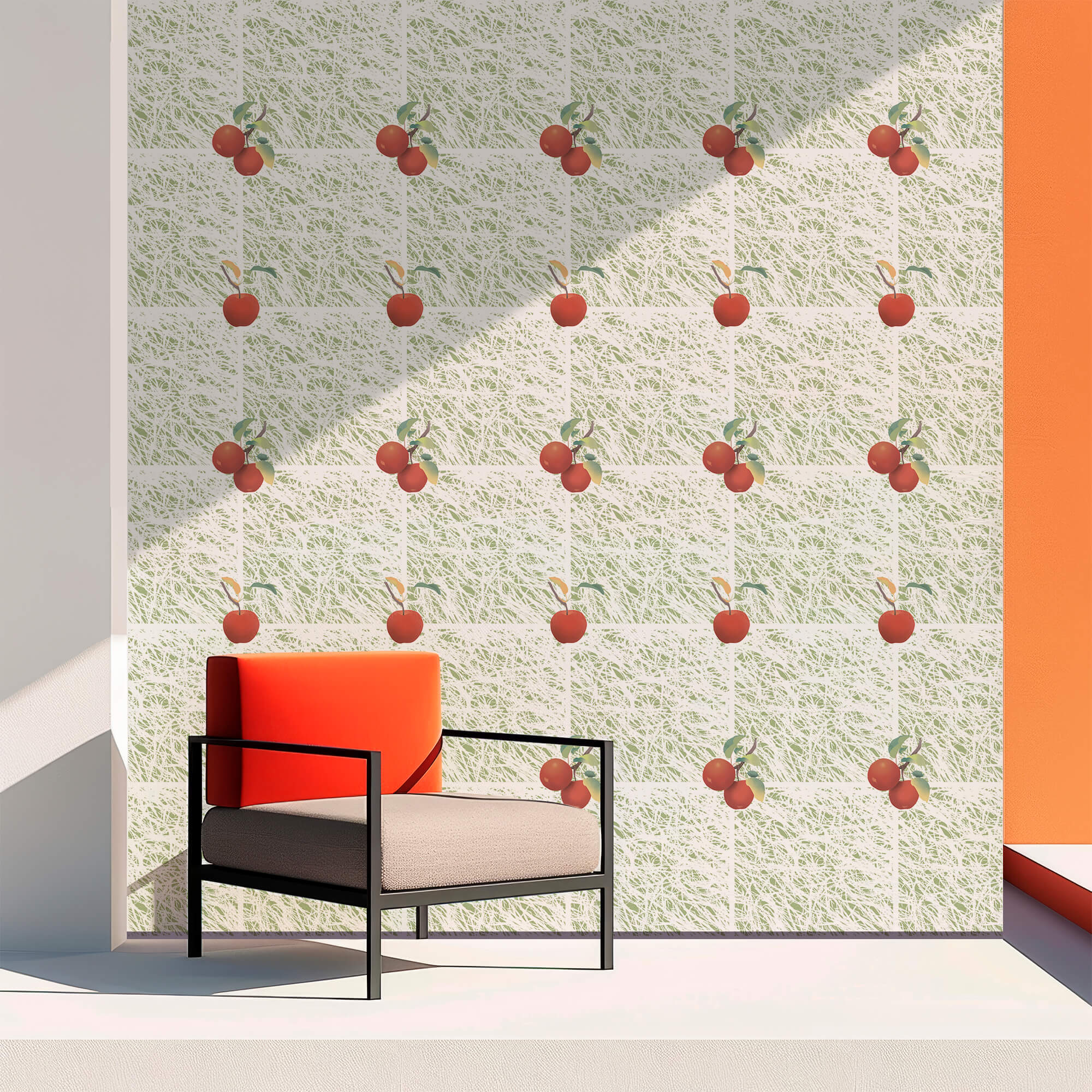 Patroon van rode appels