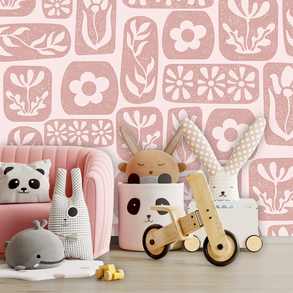 Patroon van bloemen en bladeren