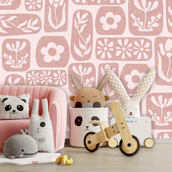 Patroon van bloemen en bladeren