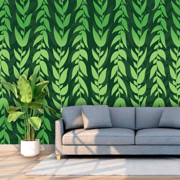 Patroon van groene bladeren