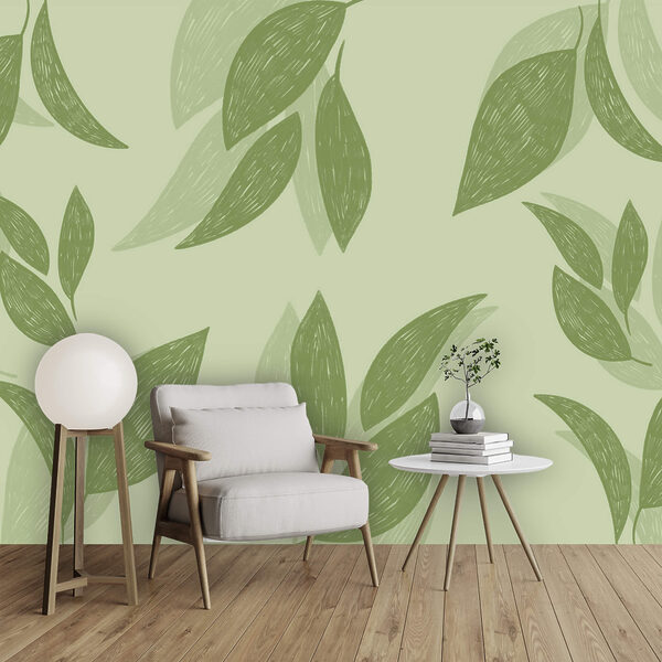 Patroon van groene bladeren