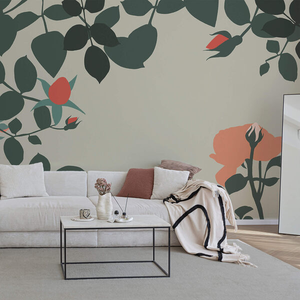 Bloemendesign met levendige tinten